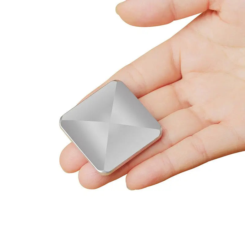 Fidget Flip Speelstuk – Verzwaard Metaal, Soepele Rotatie & Compact Formaat