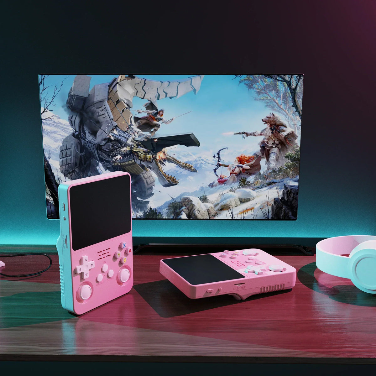 Handheld Retro Game Console – IPS Scherm, Dual Joysticks & 64GB/128GB Keuze