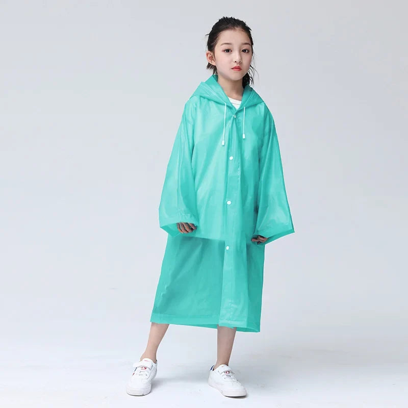 Rainjoy – Kinderregenjas transparant EVA waterdicht – school & buiten