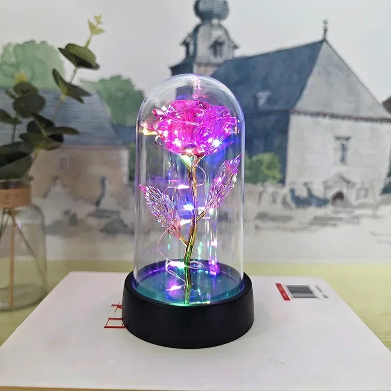 Lumirose LED Roos – Kunstmatige Rozenbloem met Verlichting, Romantisch Cadeau voor Valentijn, Bruiloft & Decoratie