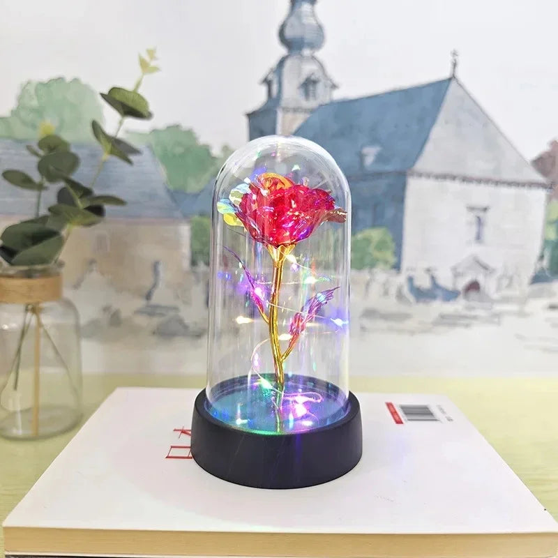 Lumirose LED Roos – Kunstmatige Rozenbloem met Verlichting, Romantisch Cadeau voor Valentijn, Bruiloft & Decoratie