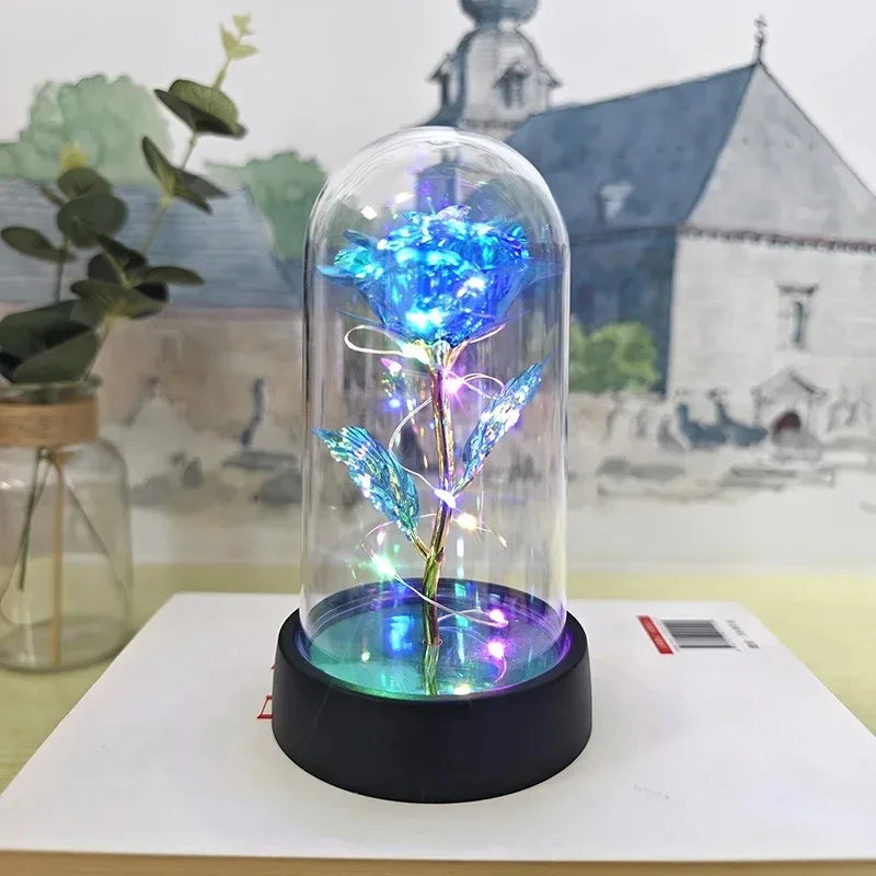 Lumirose LED Roos – Kunstmatige Rozenbloem met Verlichting, Romantisch Cadeau voor Valentijn, Bruiloft & Decoratie