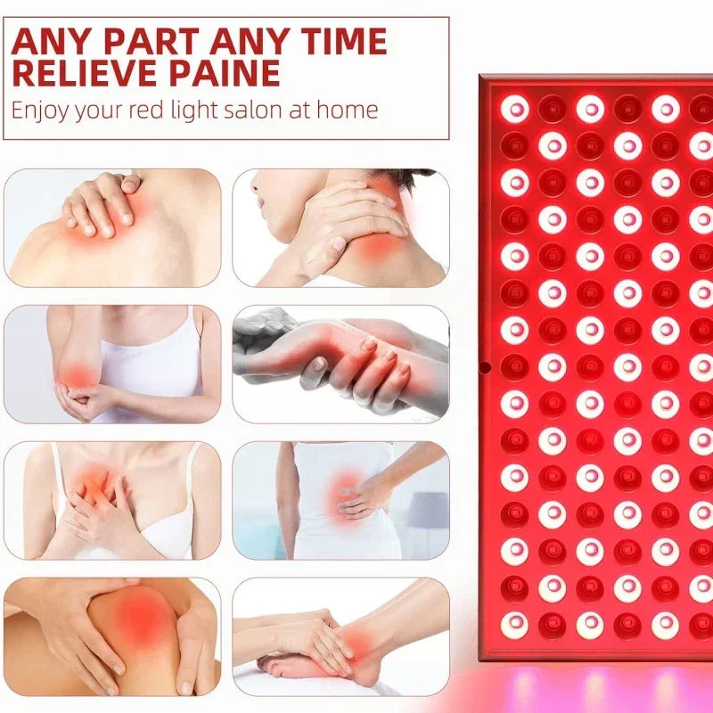 SolariX Lichttherapiepanel – 225 LED Rood & Infrarood voor Thuis