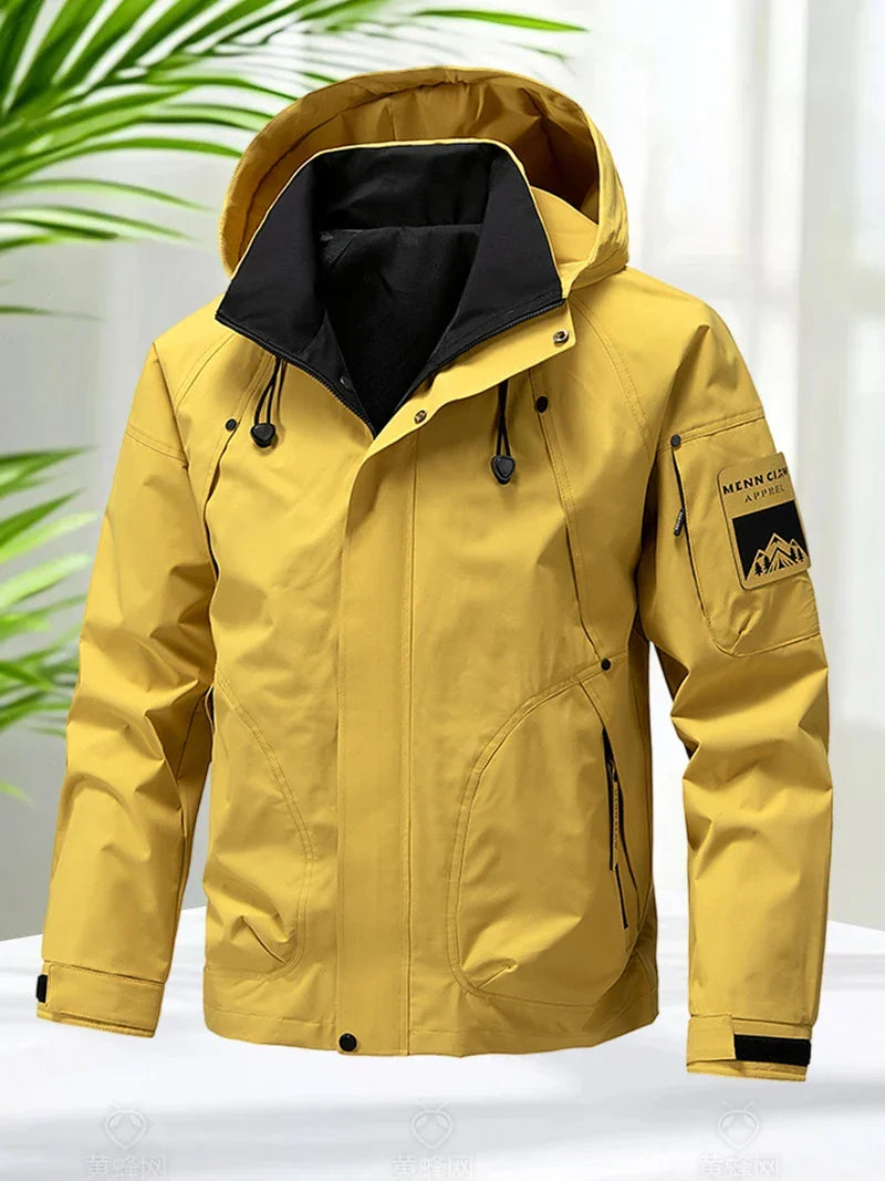 TerraShield – Heren Softshell Jas – Lichtgewicht, Waterdicht & Met Capuchon