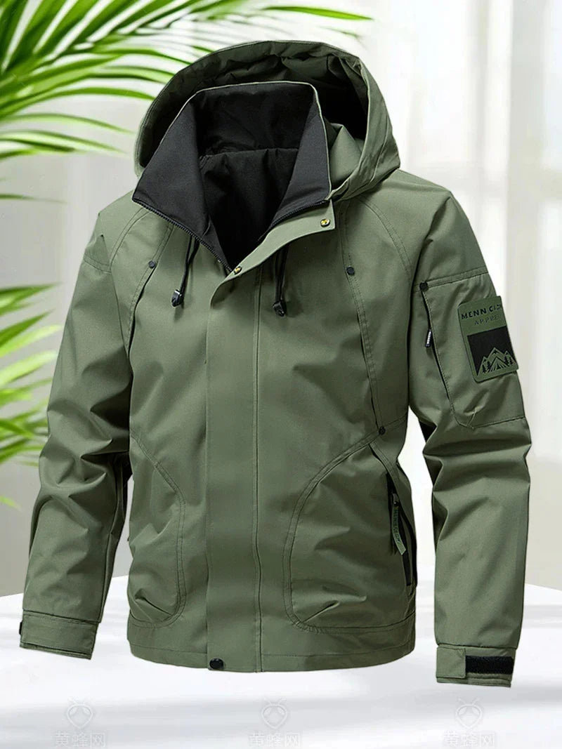 TerraShield – Heren Softshell Jas – Lichtgewicht, Waterdicht & Met Capuchon