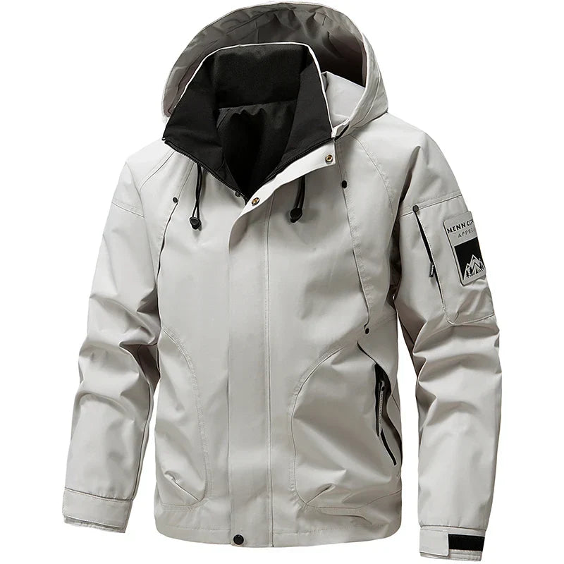 TerraShield – Heren Softshell Jas – Lichtgewicht, Waterdicht & Met Capuchon