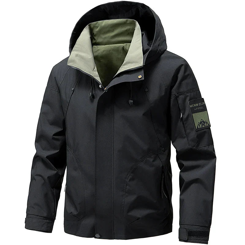 TerraShield – Heren Softshell Jas – Lichtgewicht, Waterdicht & Met Capuchon