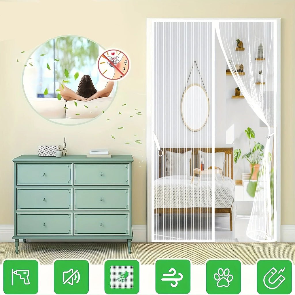 SUMMSTOP – Magnetic mosquito curtain for insect-free rooms Vestragear
