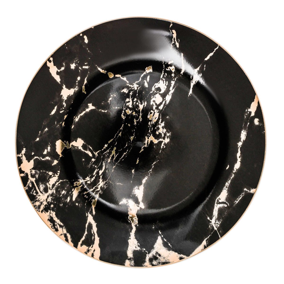 Michaelangelo | Luxe Marmeren Porseleinen Borden met Gouden Rand – Dessert-, Steak- & Dinerborden 5