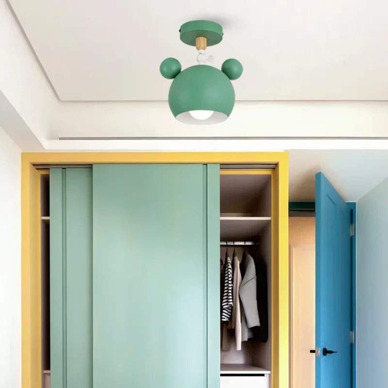 Cartonelle plafondlamp – Moderne cartoonlamp met E27-fitting & speels houten ontwerp (DO NOT PUT ONLINE)