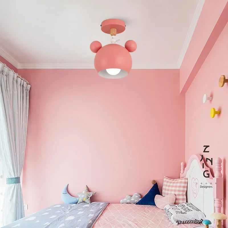 Cartonelle plafondlamp – Moderne cartoonlamp met E27-fitting & speels houten ontwerp (DO NOT PUT ONLINE)