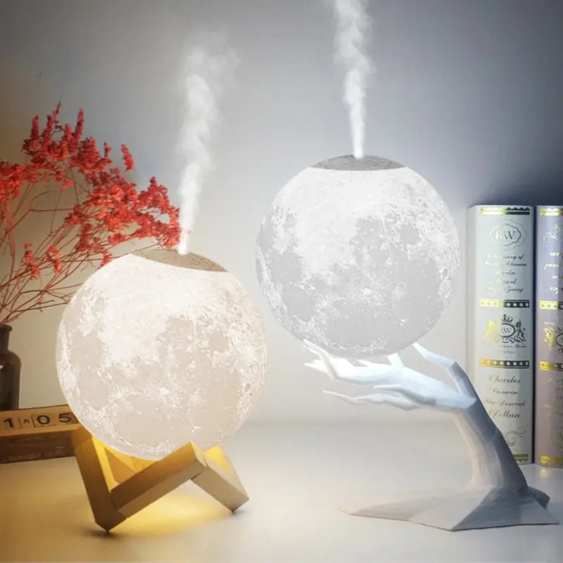 LumiBreeze – Dimbare Lamp & Luchtbevochtiger – Stil & Sfeervol
