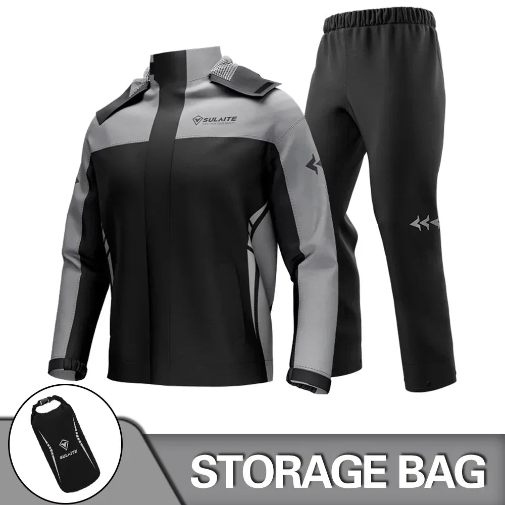 Veltano motorregenjas – Waterdichte unisex jas met ademend & lichtgewicht design