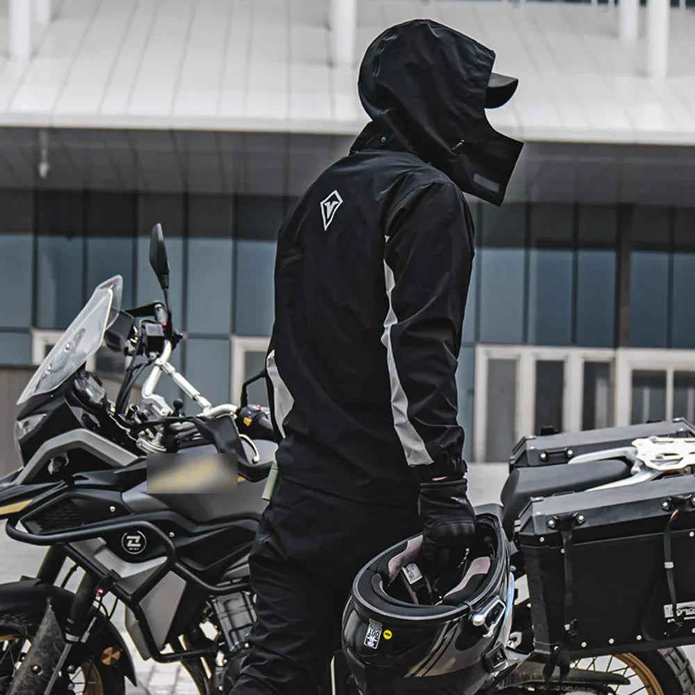 Veltano motorregenjas – Waterdichte unisex jas met ademend & lichtgewicht design