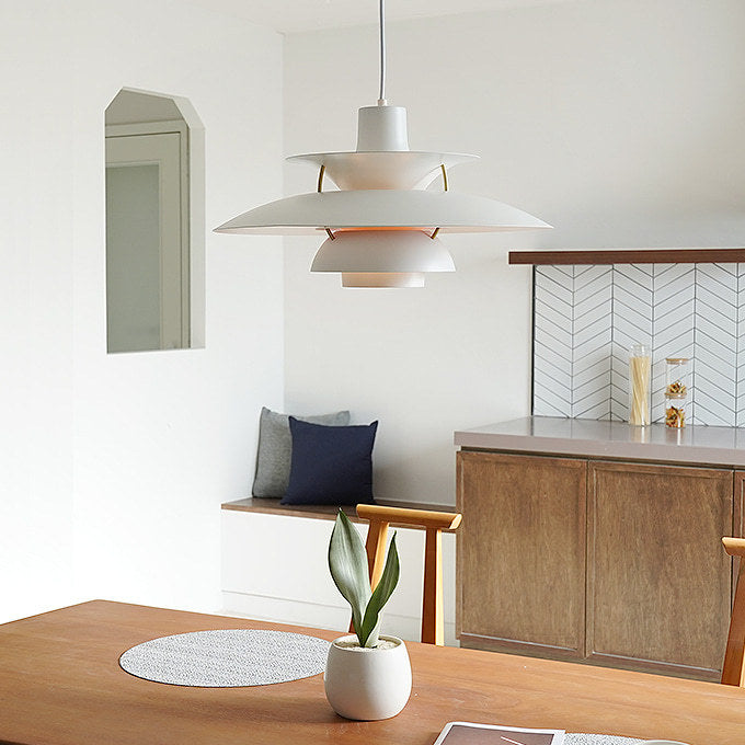 Lunaris plafondlamp – Moderne metalen hanglamp met dimbare LED & strak minimalistisch ontwerp