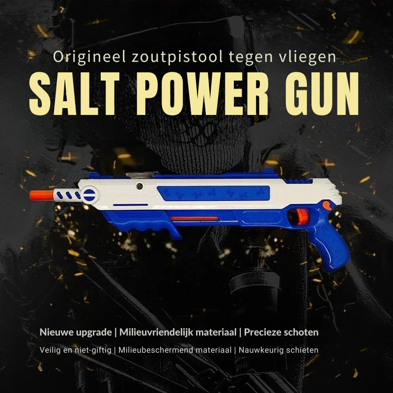 PestBlaster Zoutpistool met Laser – Handmatig & Veilig 5m Bereik