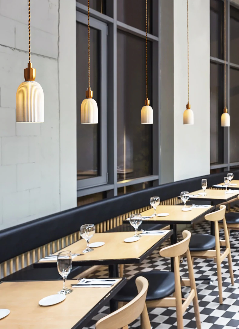 Lumivio Hanglamp – Geplooid Keramiek & Messing, Modern Design in 3 Stijlen