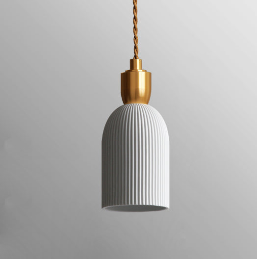 Lumivio Hanglamp – Geplooid Keramiek & Messing, Modern Design in 3 Stijlen