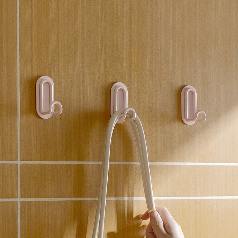Zintra Wandhaak – Pastel Smeedijzer met 3M Plakstrip, Zonder Boren