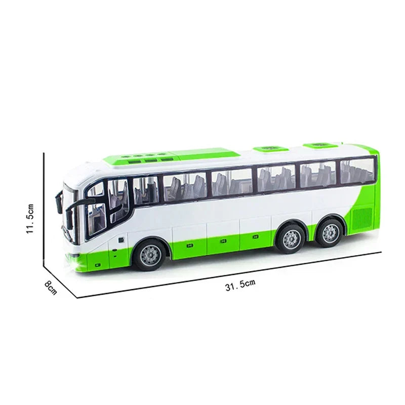 PlayDrive RC Bus – Stevige Constructie met Afstandsbediening & Levendige Kleuren