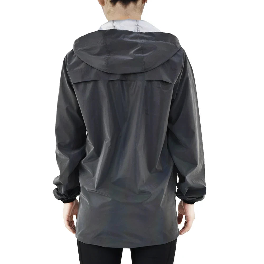 ReflectaGear Fietsjack – Reflecterend Winddicht & Waterafstotend Jack met Capuchon voor Veilig Nachtfietsen