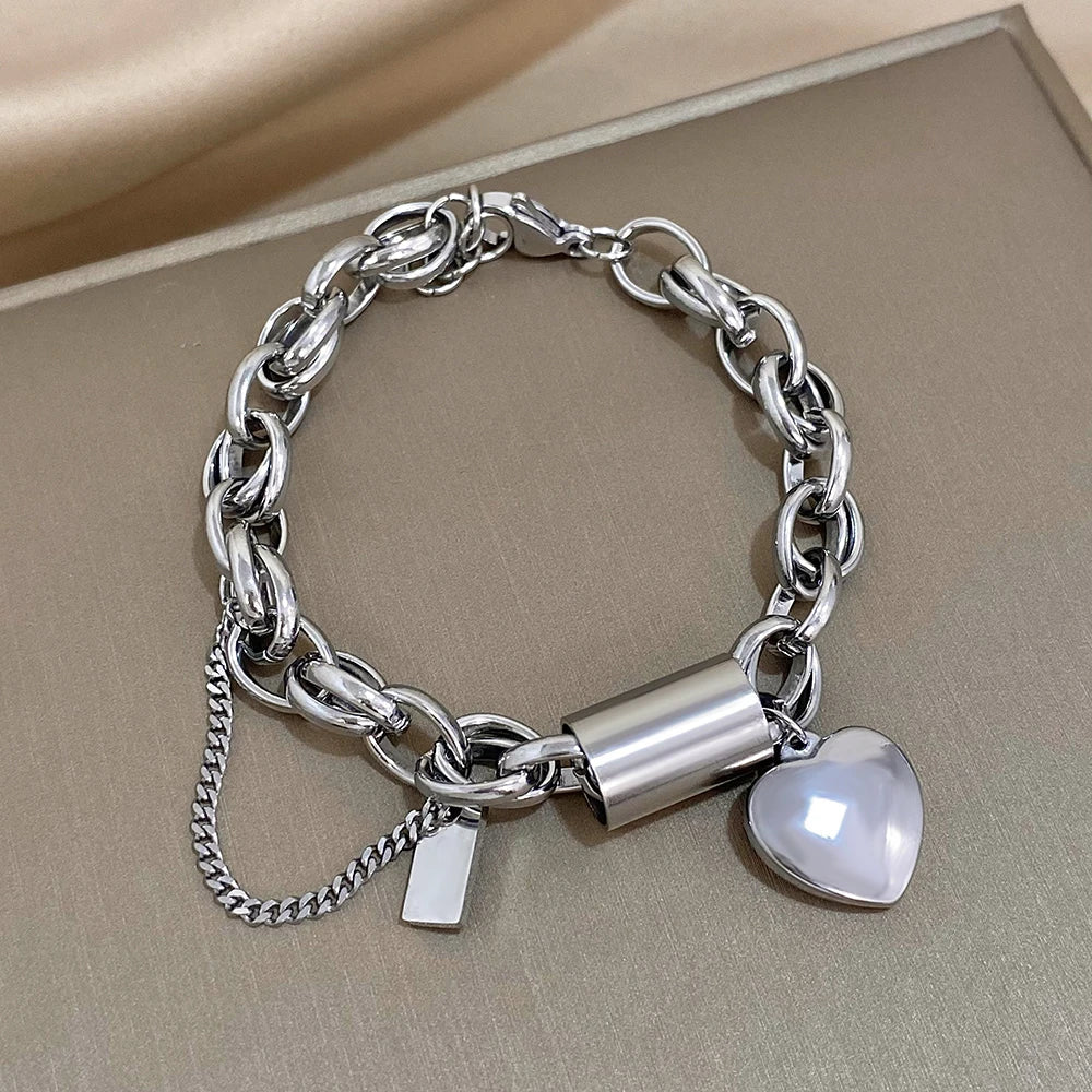Auristé Bedelarmband – Champagnekleurig Roestvrij Staal & Hypoallergeen