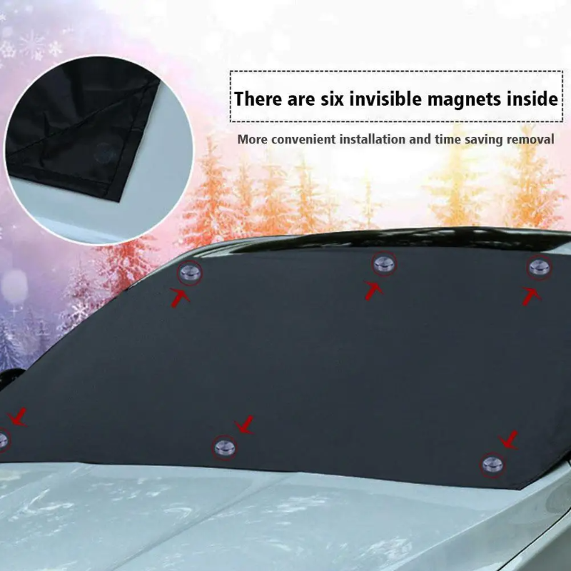 AllWeather Shield – Magnetische Voorruit Beschermhoes voor Auto, Anti-Vorst & UV Vestragear