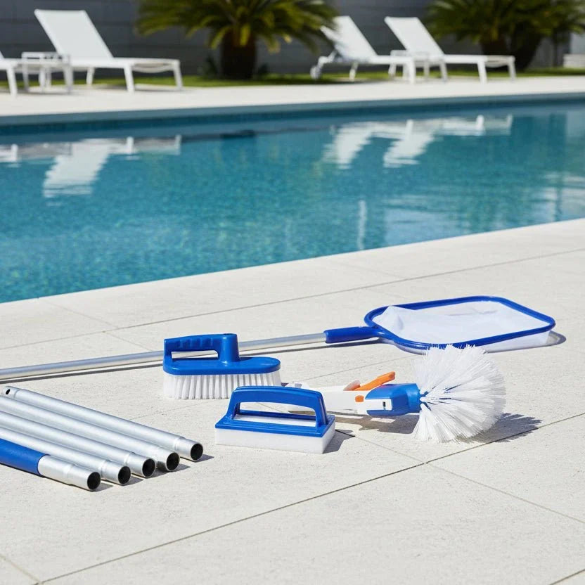 POOLPRO – Complete Pool Cleaning Set with Aluminum Pole Vestragear