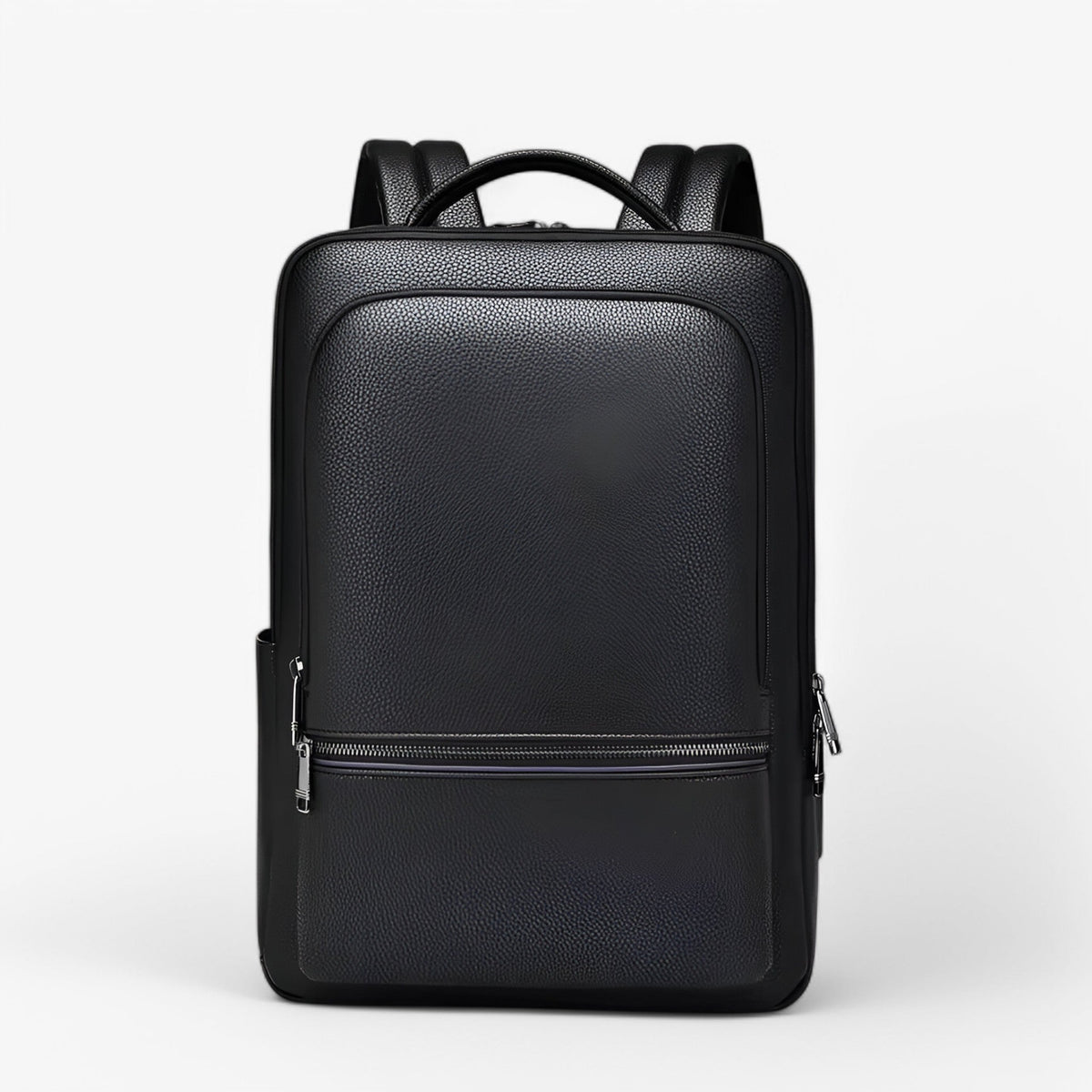 Leren Rugzak met USB & Laptopvak – Elegant en Functioneel voor Heren