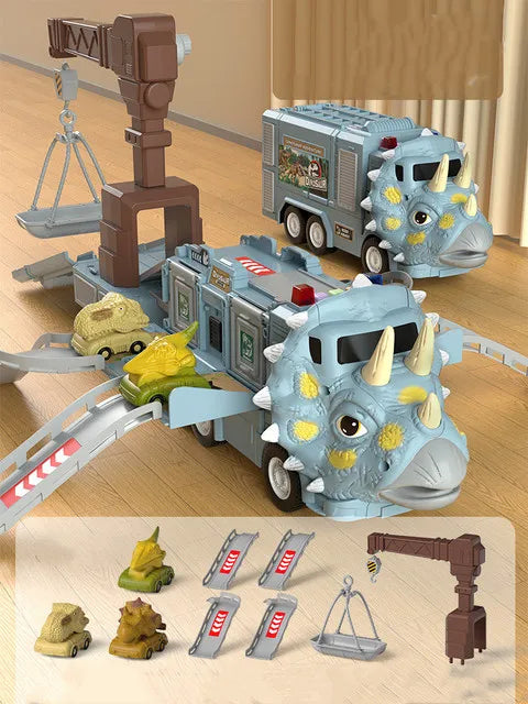 DinoRex DinoQuest Speelset – T-Rex & Triceratops met Licht en Geluid