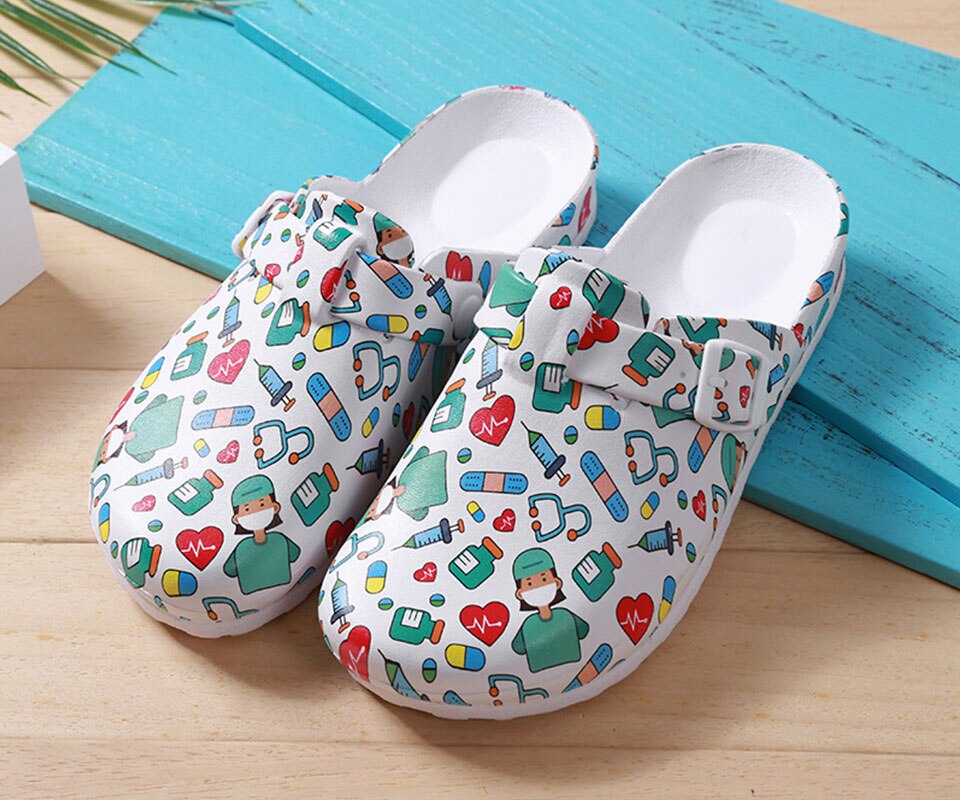 OrthoStep Verpleegstersklompen – Orthopedische Zorgschoenen met Antislipzool en Yogaschuim Comfort
