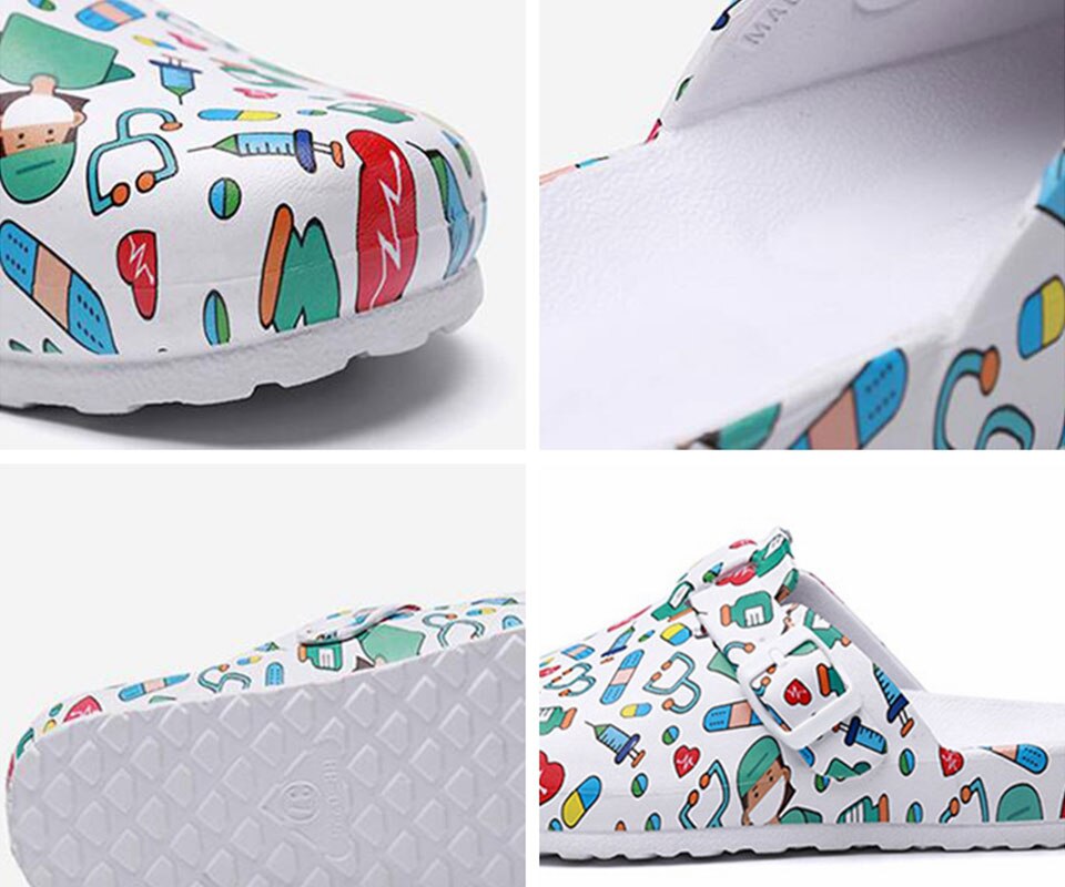 OrthoStep Verpleegstersklompen – Orthopedische Zorgschoenen met Antislipzool en Yogaschuim Comfort