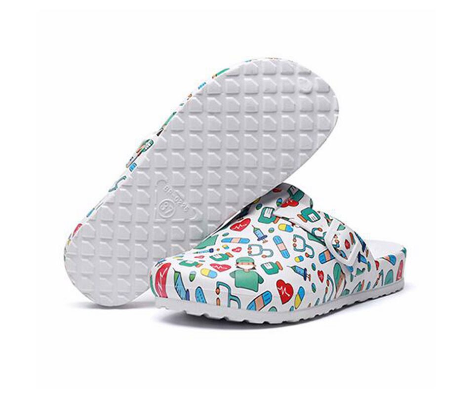 OrthoStep Verpleegstersklompen – Orthopedische Zorgschoenen met Antislipzool en Yogaschuim Comfort