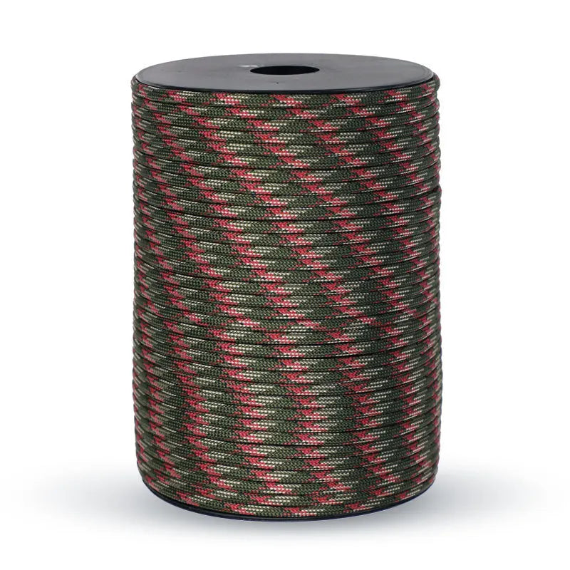100m Norvo Survival Paracord – 9-Kern Militaire 550 Paracord Touw voor Outdoor & Handwerk Vestragear