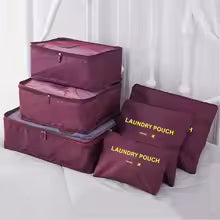 Reis Organizer Set – 6-Delige Opbergkubussen met Ademend Mesh & Ruimtebesparend Ontwerp Vestragear