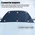 AllWeather Shield – Magnetische Voorruit Beschermhoes voor Auto, Anti-Vorst & UV Vestragear