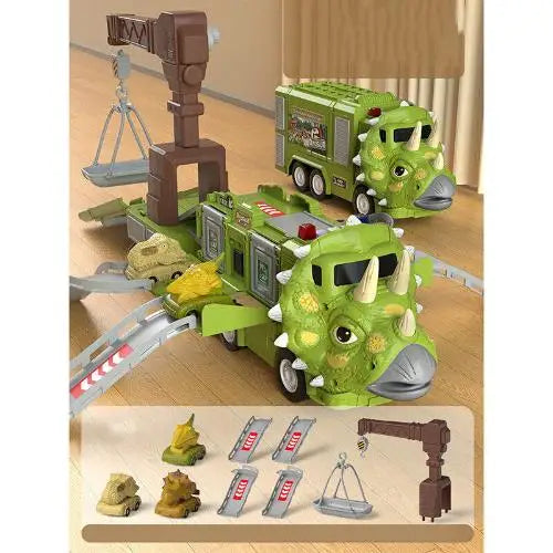 DinoRex DinoQuest Speelset – T-Rex & Triceratops met Licht en Geluid
