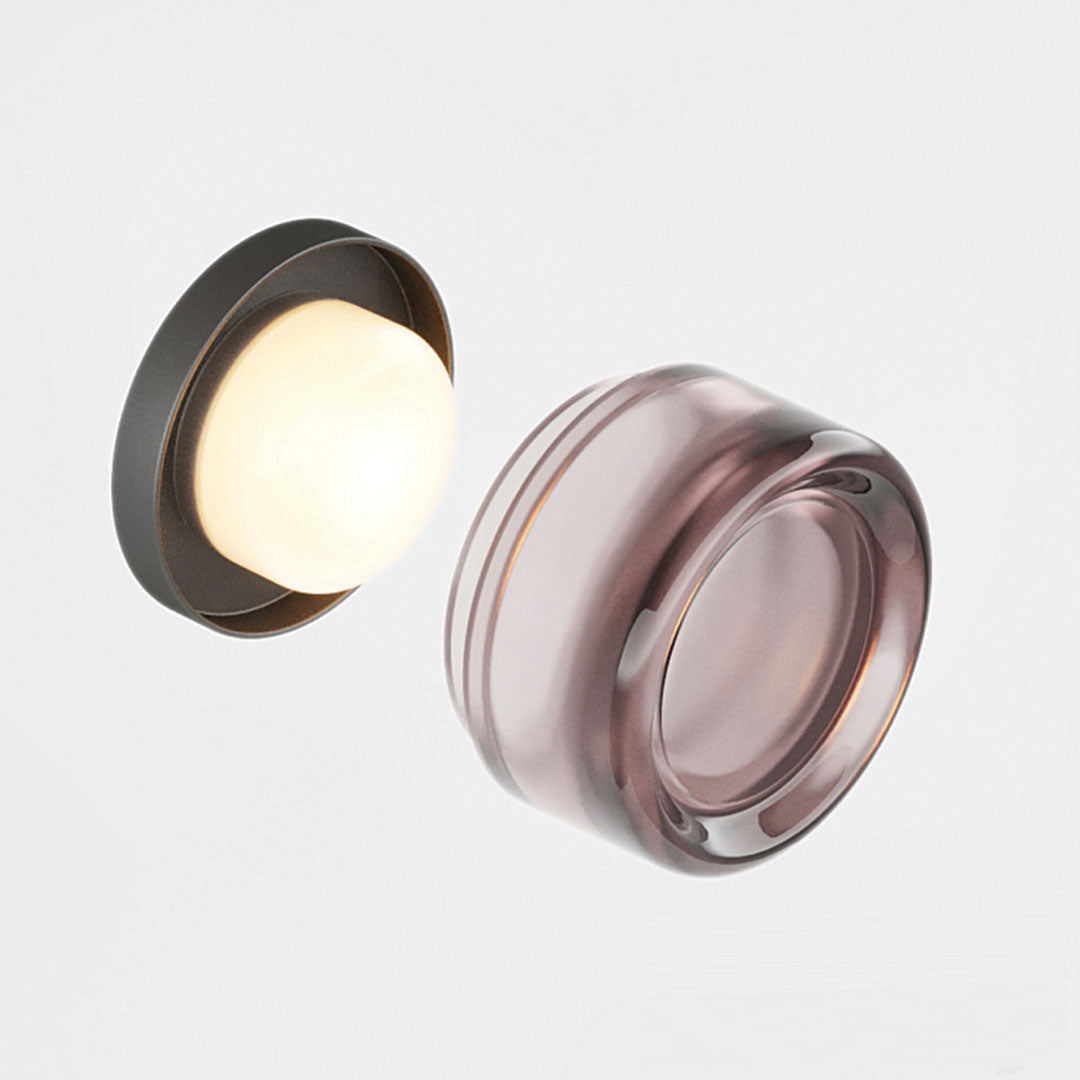 LumoDot – Compacte LED Wandlamp – Modern Acryl & Aluminium Design