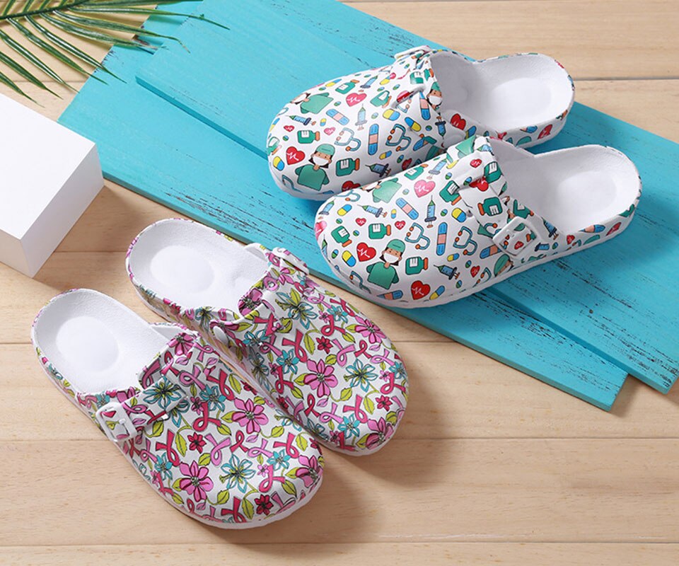 OrthoStep Verpleegstersklompen – Orthopedische Zorgschoenen met Antislipzool en Yogaschuim Comfort