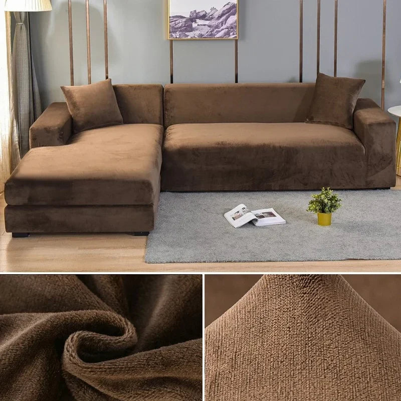 VeluFit Fluwelen Stretch Bankhoes – Luxe Bescherming & Comfort