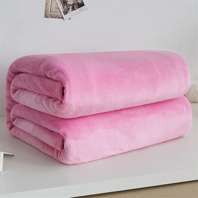 CuddleNest – Coral Deken Lichtgewicht – Baby, Bank & Bed
