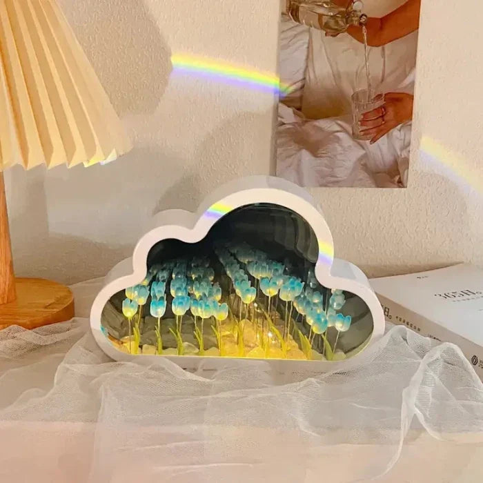 Tulip Flower Night Lamp – Compact Bedside Light with a Soft Warm Glow Tevako