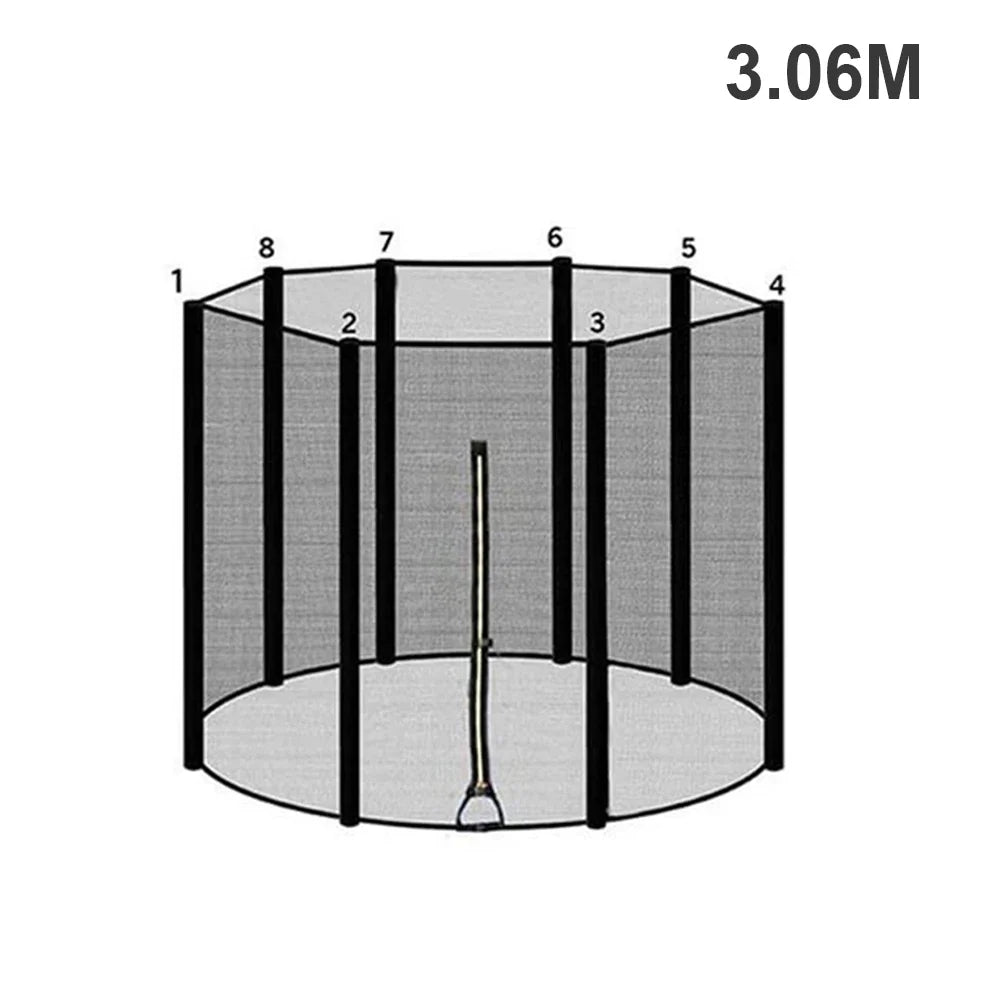 Trampoline Veiligheidsnet voor Ronde Trampolines tot 2,5 Meter - Veiligheid en Gemak 6
