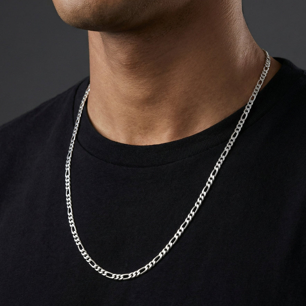 Herenketting – Roestvrij Staal Schakelketting & Keuze uit Meerdere Lengtes