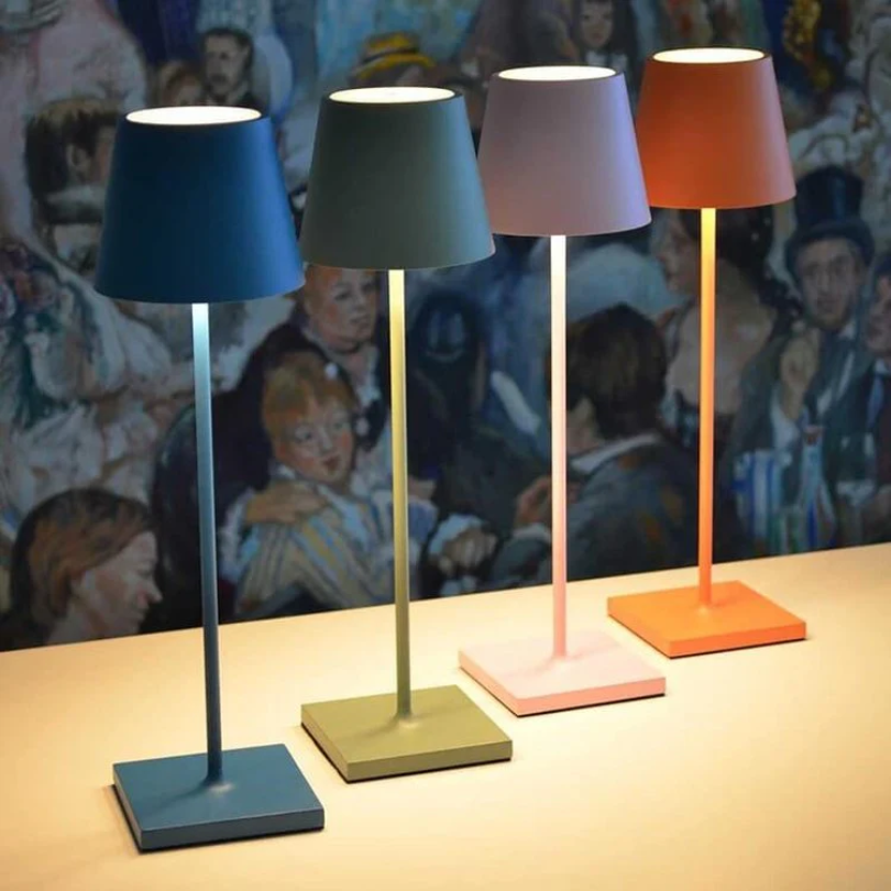 LumiFlex LED-Tafellamp – Draadloze oplaadbare lamp met touchbediening & verstelbare helderheid