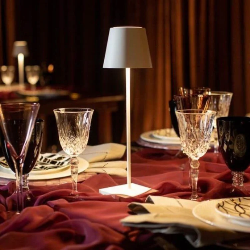 LumiFlex LED-Tafellamp – Draadloze oplaadbare lamp met touchbediening & verstelbare helderheid
