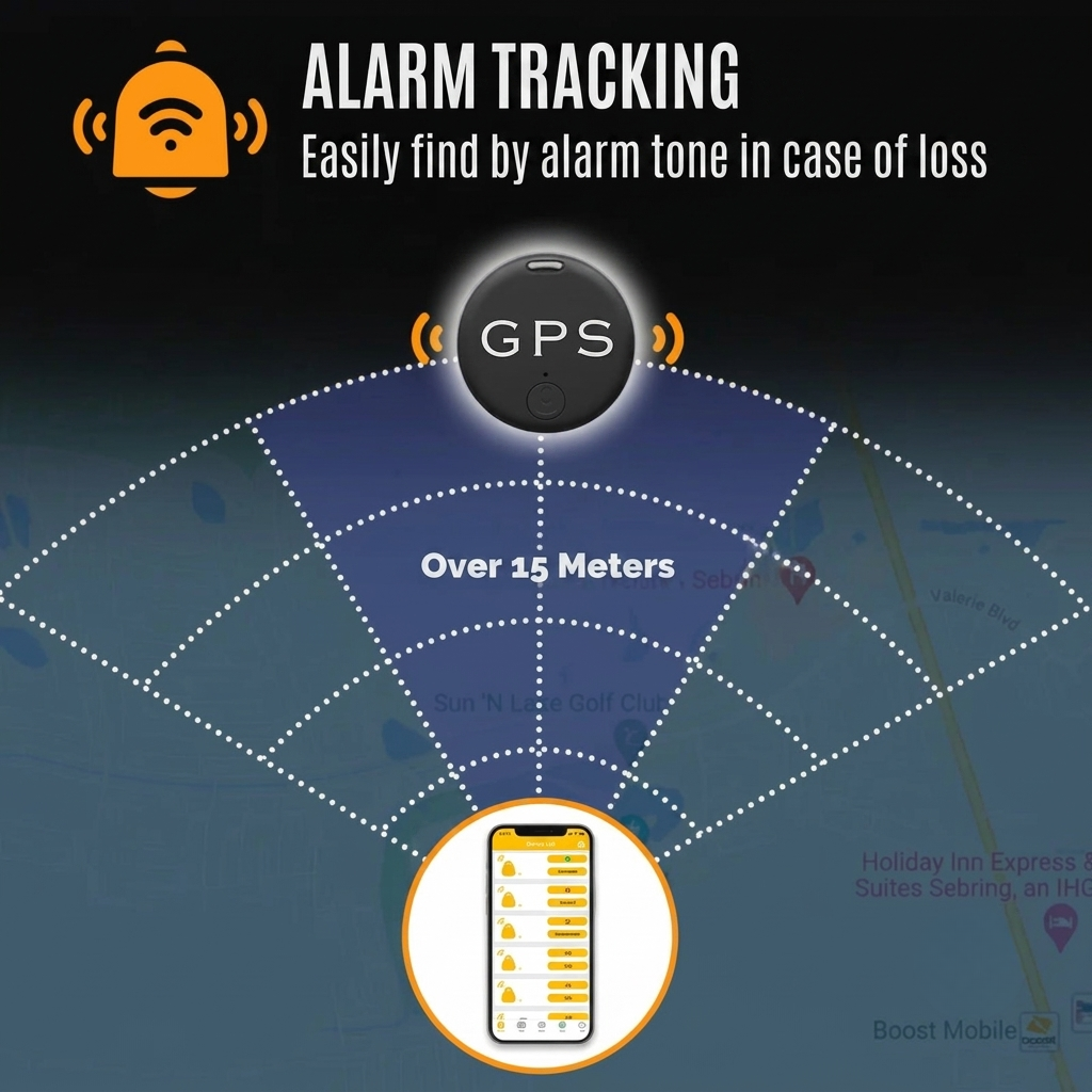 GPS Tracker – Magnetisch Design, App-Tracking & Zoekalarm Vestragear