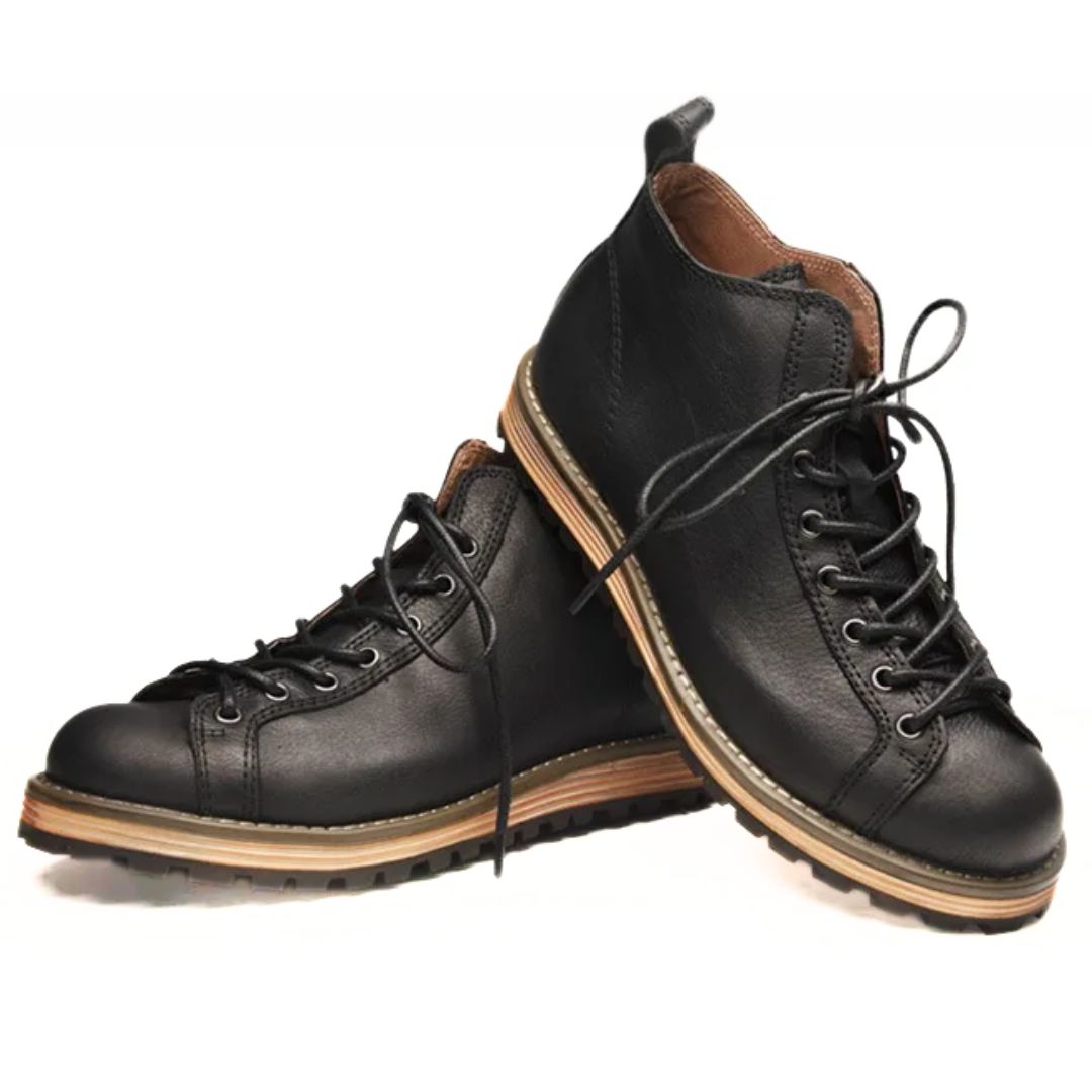 BergMeister – Haferl Sneakers Leroy – Robuust Leer & Stijlvol Outdoor Design