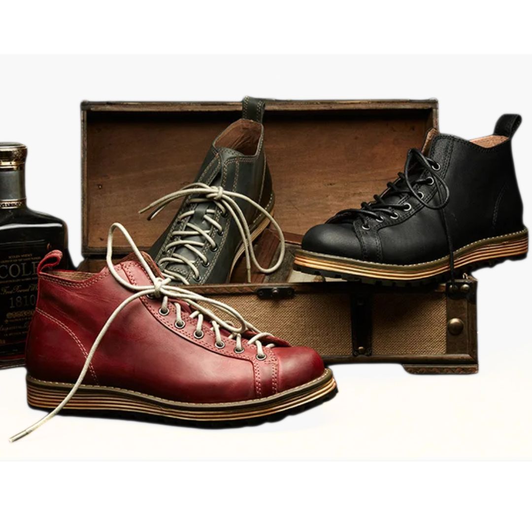 BergMeister – Haferl Sneakers Leroy – Robuust Leer & Stijlvol Outdoor Design