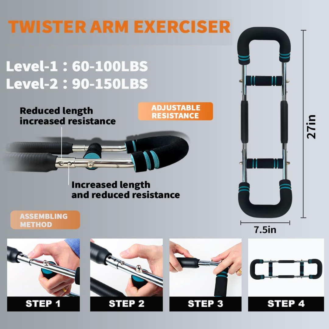 MusclePro Power Twister – Verstelbare Weerstand voor Bovenlichaamtraining